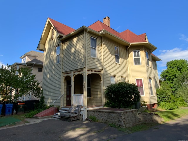 view of victorian house