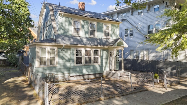 view of rear view of house