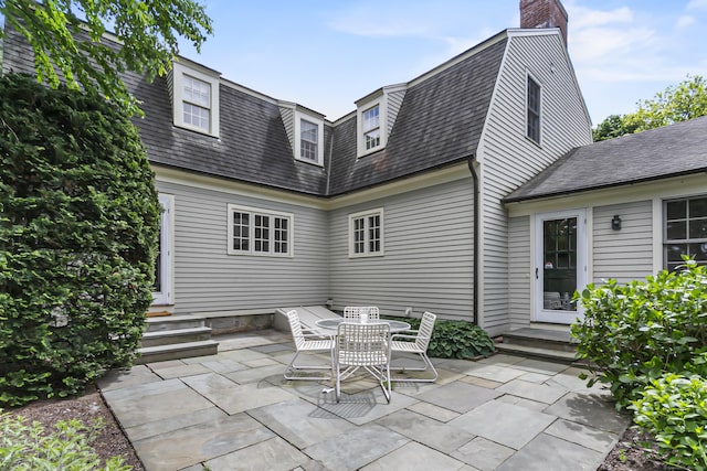 91 Open Gate Ln, Fairfield, CT 06890 - view of patio with entry steps