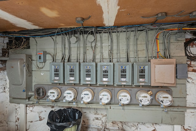 utility room featuring electric panel