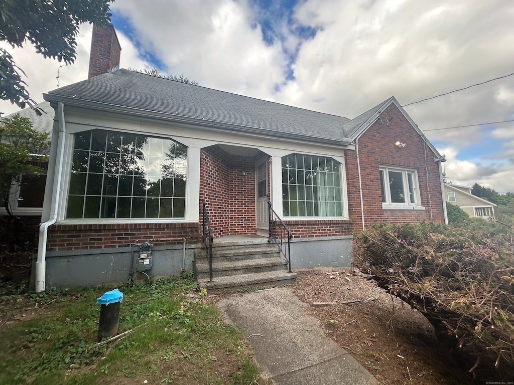 view of front of home