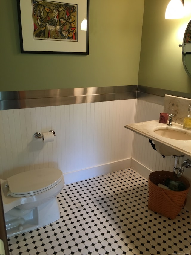 bathroom with toilet