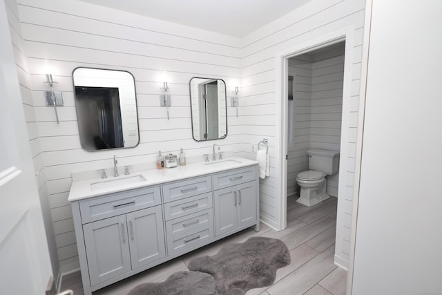 372 Maple Ave, Old Saybrook, CT 06475 - full bath with double vanity and toilet