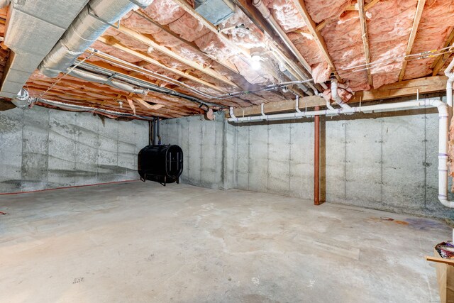 view of basement