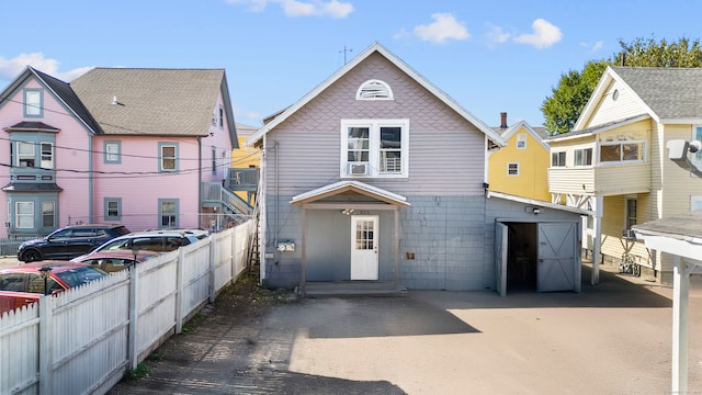 view of front of home