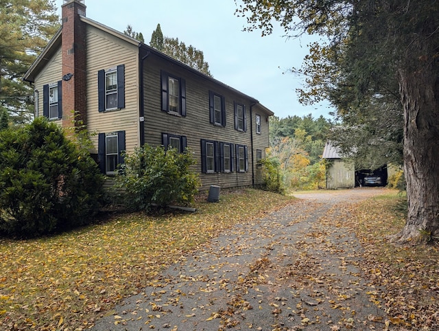 view of side of property