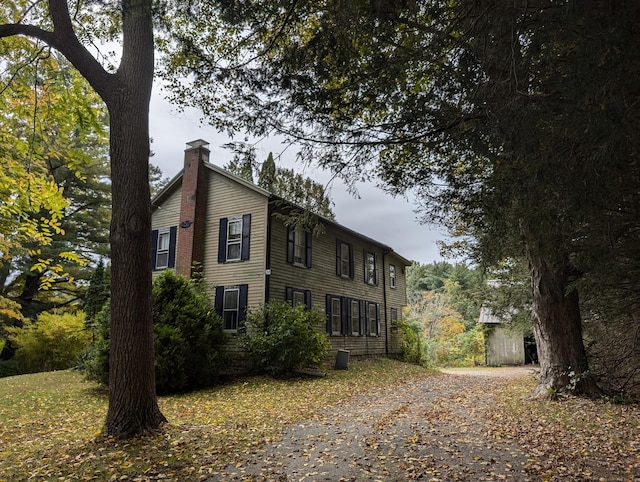 view of side of property