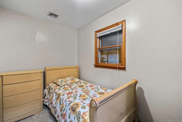 bedroom with carpet floors