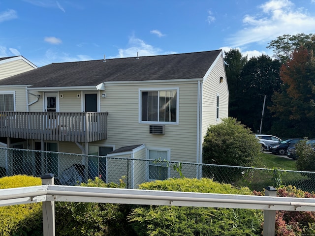 view of rear view of property