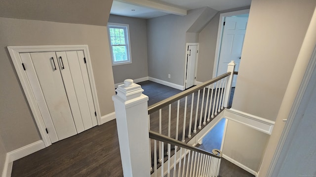 107 N Hollow Rd, Hartland, CT 06027 - stairs with wood finished floors and baseboards