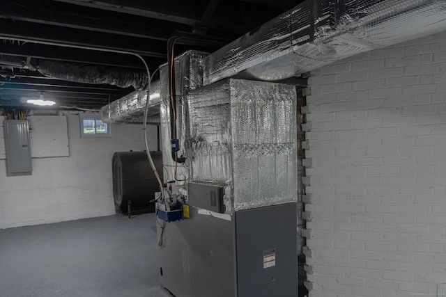 107 N Hollow Rd, Hartland, CT 06027 - basement with heating fuel and electric panel