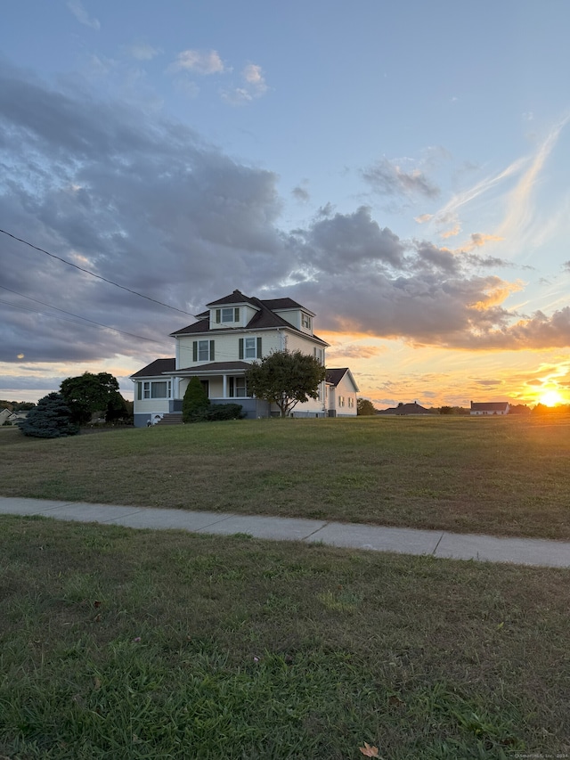 view of front of property