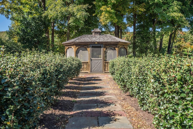 view of outbuilding