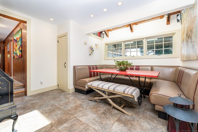 538 Wheelers Pt, Winchester, CT 06098 - dining area featuring recessed lighting, stone finish floors, and breakfast area