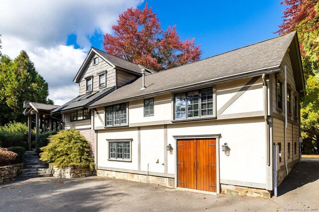 538 Wheelers Pt, Winchester, CT 06098 - english style home featuring stucco siding and a shingled roof