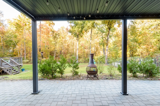 view of patio