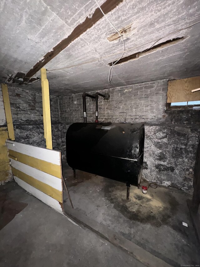 view of basement