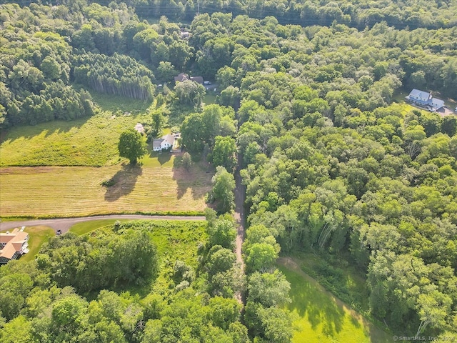 aerial view featuring a rural view