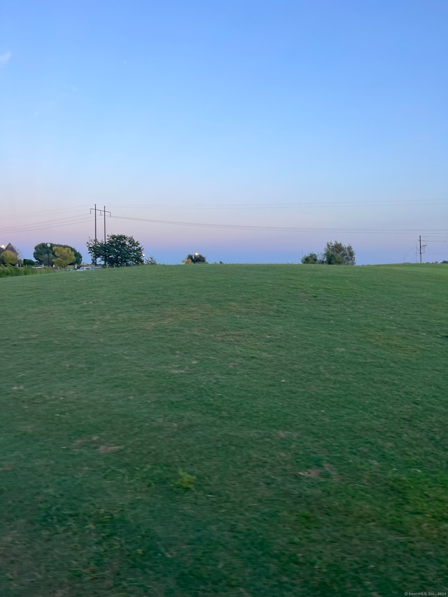 view of landscape featuring a rural view