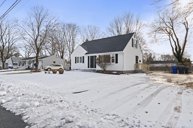 view of front of home