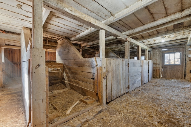 view of stable