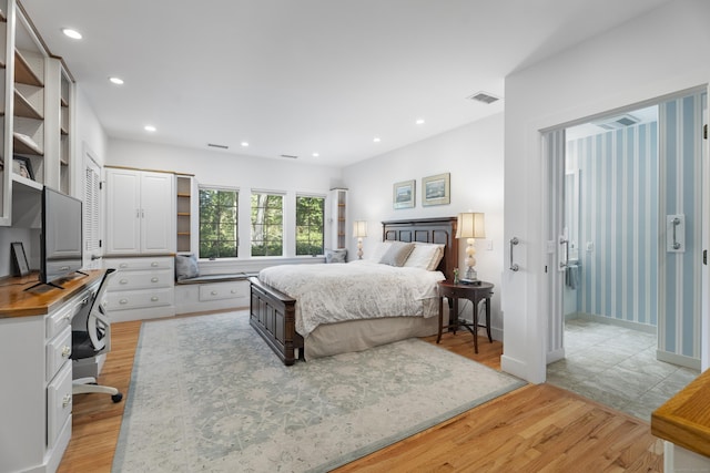 6 Tantummaheag Rd, Old Lyme, CT 06371 - bedroom featuring light wood finished floors and recessed lighting