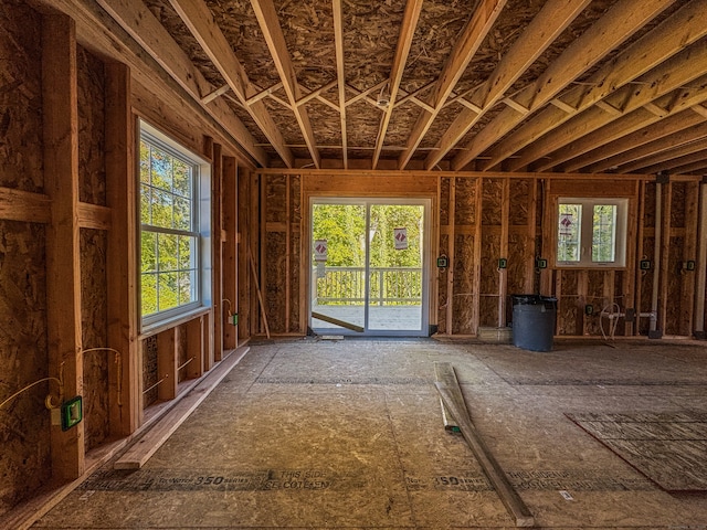 miscellaneous room with a wealth of natural light