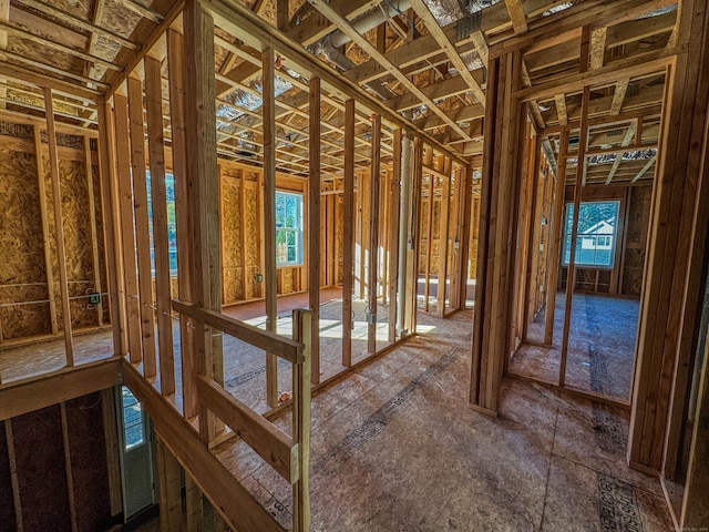 miscellaneous room featuring a wealth of natural light