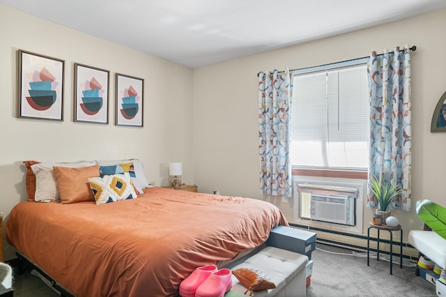 bedroom featuring carpet