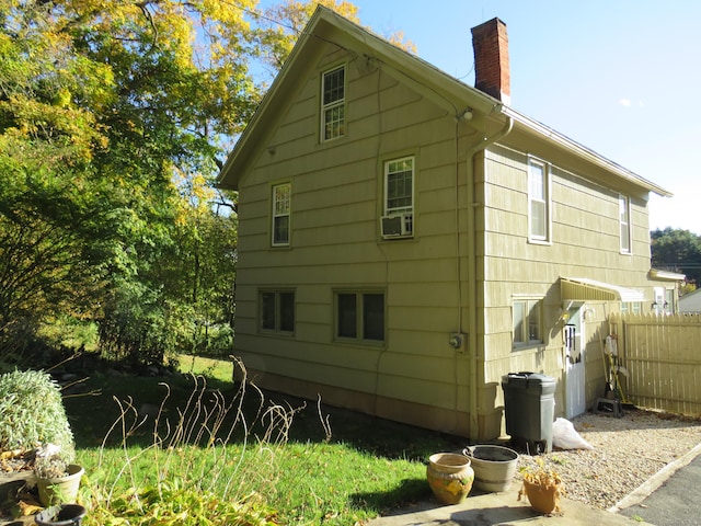 view of home's exterior