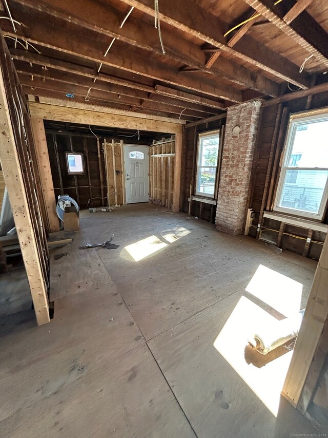 miscellaneous room featuring plenty of natural light