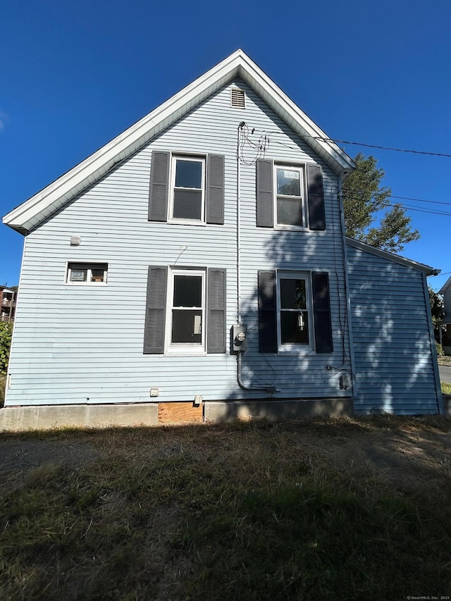 view of home's exterior