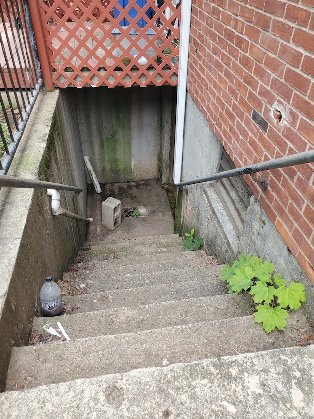 view of staircase