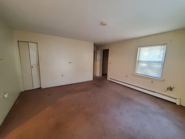 67 Enfield St Unit 37, Hartford, CT 06112 - carpeted empty room with a baseboard radiator and a smoke detector