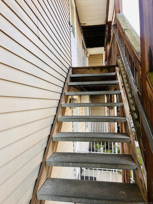 view of staircase