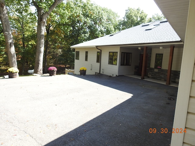 exterior space featuring a patio