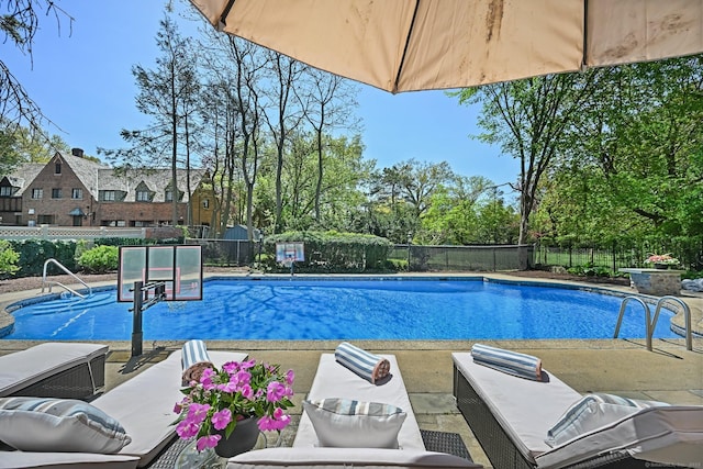 6 Prospect Ct, Hamden, CT 06517 - view of pool featuring a fenced backyard and a patio