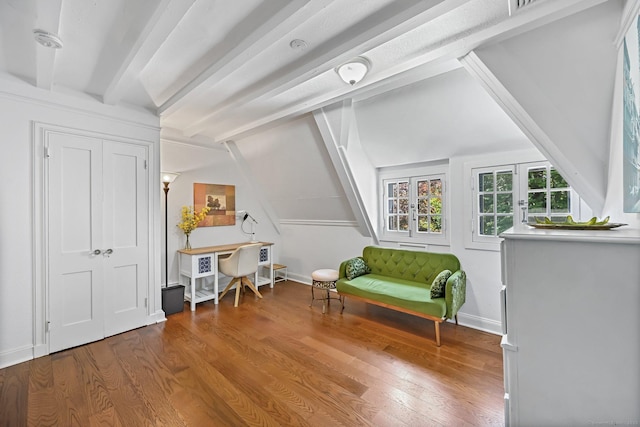 6 Prospect Ct, Hamden, CT 06517 - sitting room featuring wood finished floors and baseboards