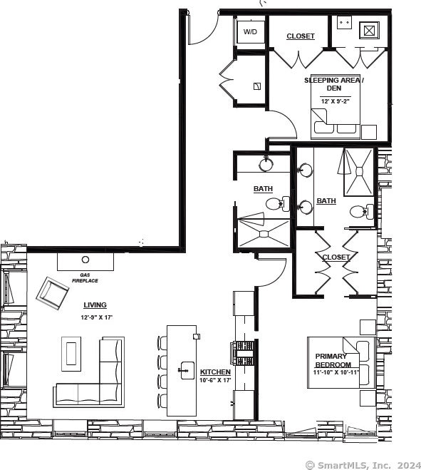 41 Richmondville Ave Unit 109, Westport, CT 06880 - plan