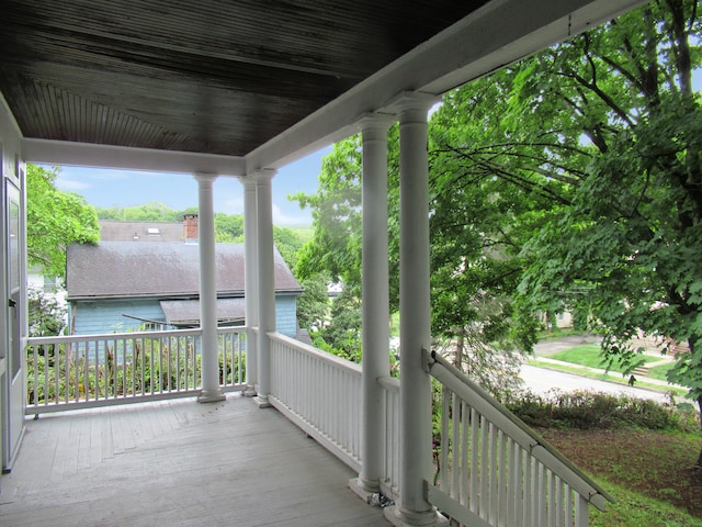 view of deck