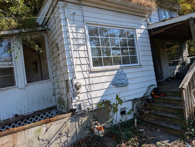 view of home's exterior
