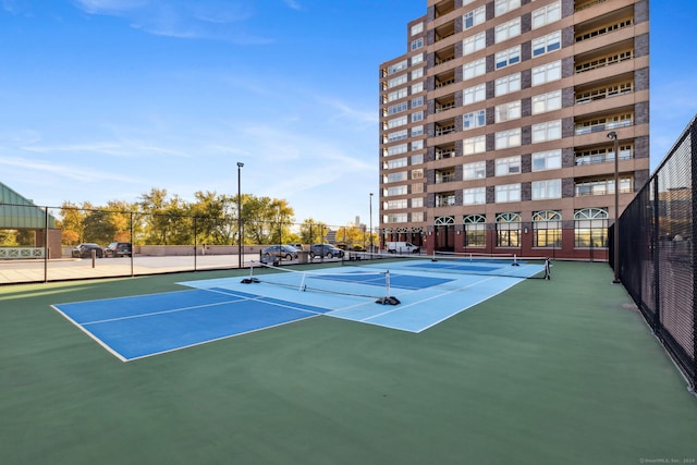 view of sport court