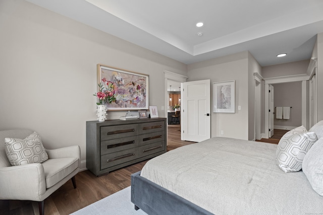 65 Soderman Way Unit 65, Cheshire, CT 06410 - bedroom with dark wood finished floors and recessed lighting