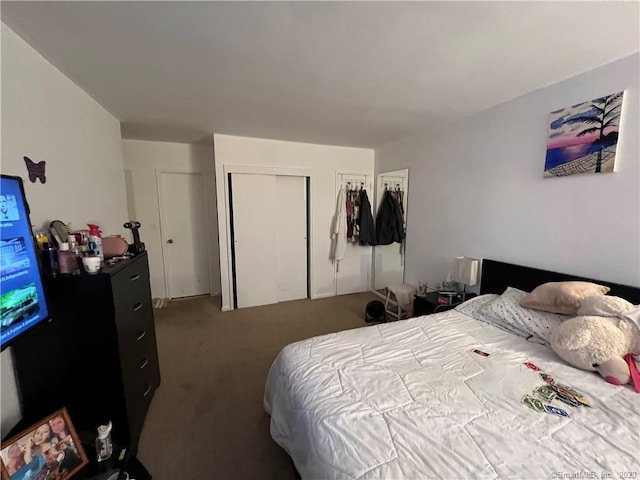 bedroom with carpet flooring