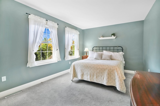 bedroom with carpet flooring