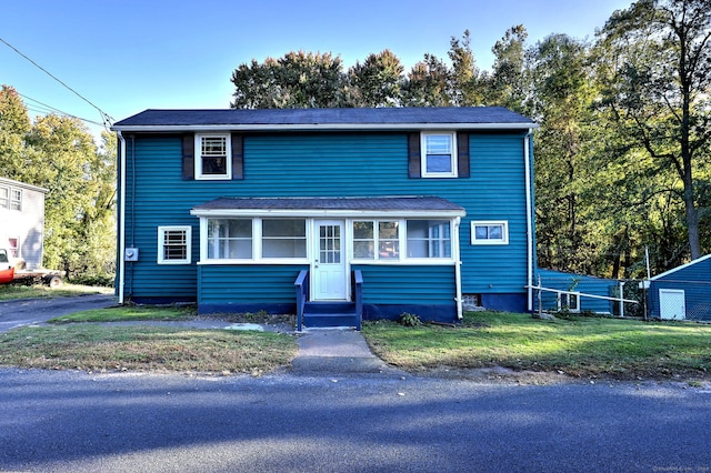 view of front of home