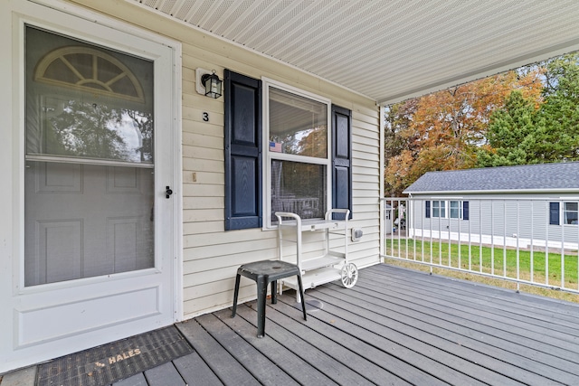 view of deck