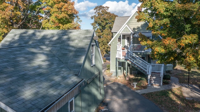 view of property exterior