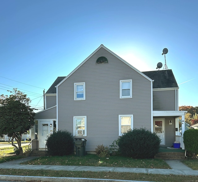 view of side of property