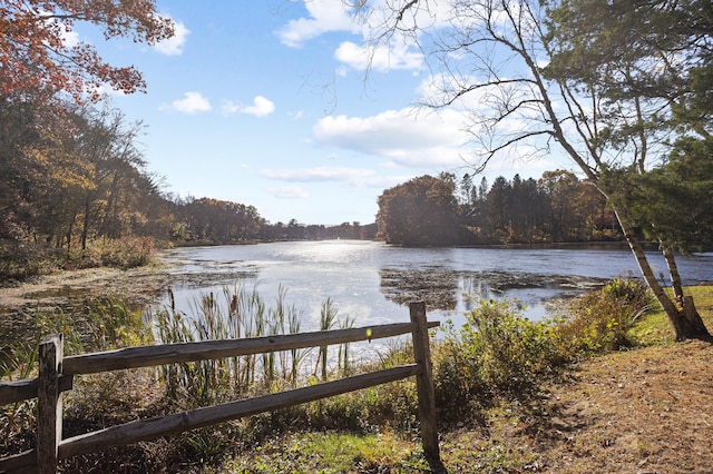 property view of water